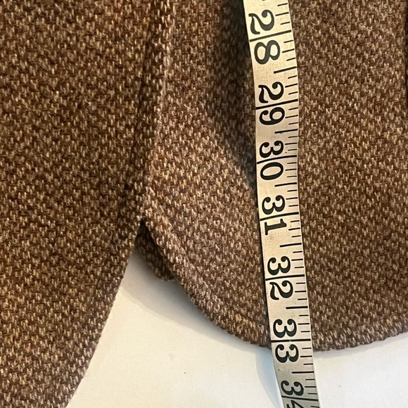 Austin Reed London Brown Men Sz 42 Wool Sport Coat Blazer Elbow Patches - Picture 7 of 10